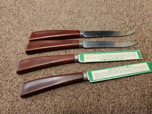 Vintage Qwikut Stainless Steel Knives Made in USA Qwikut 